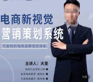 大圣·电商新视觉营销策划系统,可复制的电商品牌视觉识别系统-赚金金-技能学习分享