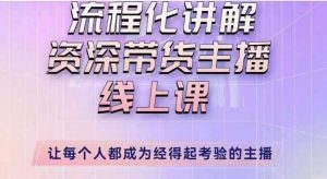 婉婉主播拉新实操课(新版)流程化讲解资深带货主播,让每个人都成为经得起考验的主播-赚金金-技能学习分享