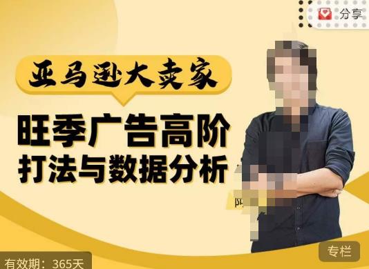 阿甘·亚马逊大卖家广告高阶打法与数据分析,走出传统广告误区;揭秘大卖惯用打法;数据驱动广告决策-赚金金-技能学习分享