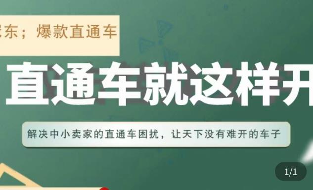 冠东·淘系直通车保姆级教程，全面讲解直通车就那么简单-赚金金-技能学习分享