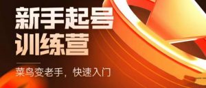 抖音电商新手起号训练营,菜鸟变老手,快速入门,新手商家超全入门课程大全-赚金金-技能学习分享