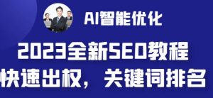 2023最新网站AI智能优化SEO教程，简单快速出权重，AI自动写文章+AI绘画配图-赚金金-技能学习分享