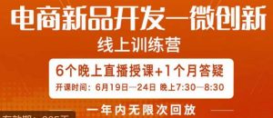 南掌柜·电商新品开发——微创新,电商新品微创新是你企业发展的护城河-赚金金-技能学习分享