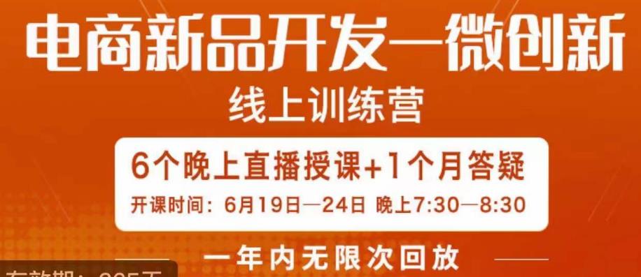 南掌柜·电商新品开发——微创新，电商新品微创新是你企业发展的护城河-赚金金-技能学习分享