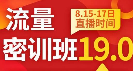 秋秋线上流量密训班19.0，打通流量关卡，线上也能实战流量破局-赚金金-技能学习分享