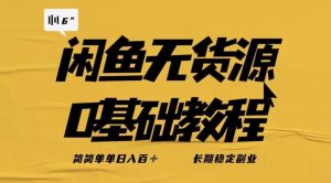 独家闲鱼无货源详细玩法,简简单单日八百+,长期稳定副业【揭秘】-赚金金-技能学习分享