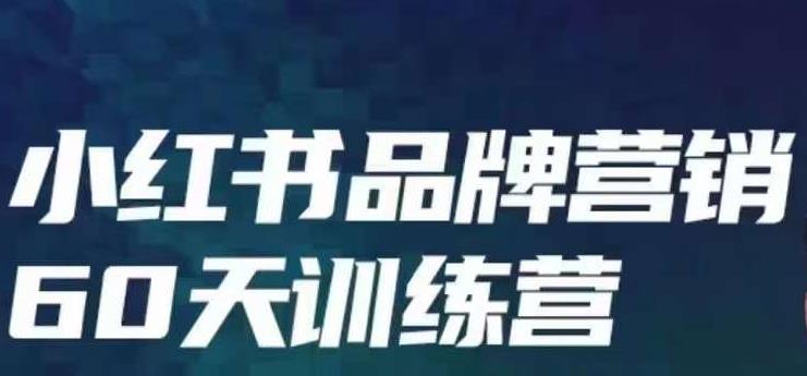 小红书品牌60天训练营第6期，GMV2亿级品牌老板都在学，教会你内容营销底层逻辑-赚金金-技能学习分享