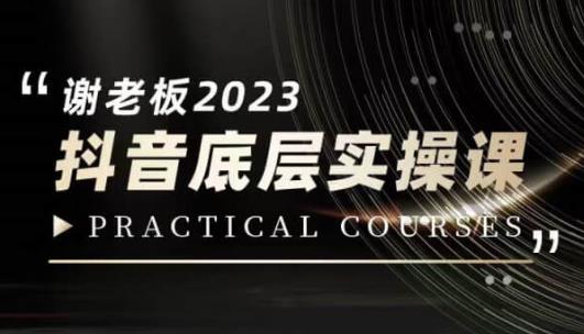 蟹老板·2023抖音底层实操课，打造短视频的底层认知-赚金金-技能学习分享