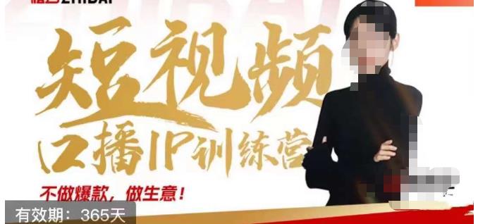 大实话IP圈周百见短视频口播IP训练营，讲透短视频创业核心方法-赚金金-技能学习分享
