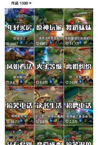 副业拆解:抖音王者荣耀游戏变现副业项目,视频版一条龙实操玩法分享给你-赚金金-技能学习分享