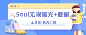 【暴力引流】Soul无限曝光+截留一体的软件【揭秘】-赚金金-技能学习分享