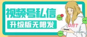 视频号暴力私信升级版，引流精准效果炸裂（教程+脚本）【揭秘】-赚金金-技能学习分享