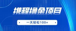 携程最新撸金项目,只需一部手机,单机日入100+【揭秘】-赚金金-技能学习分享
