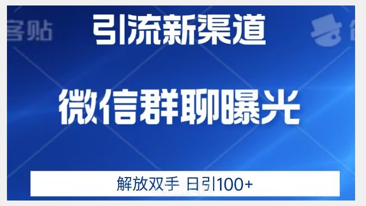 价值2980的全新微信引流技术，只有你想不到，没有做不到【揭秘】-赚金金-技能学习分享