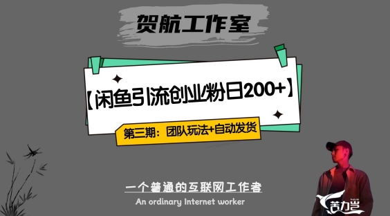 第三期:暴力引流,无脑搬运,闲鱼创业粉引流一天200+,更新全自动发货的团队闭环模式【揭秘】-赚金金-技能学习分享