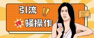最新引流骚操作,单账号日引50-100,简单粗暴,适合于小白各行各业都可以进行操作,精准粉丝加到爆-赚金金-技能学习分享