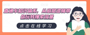 直通车知识体系,从底层逻辑带你玩转搜索流量-赚金金-技能学习分享