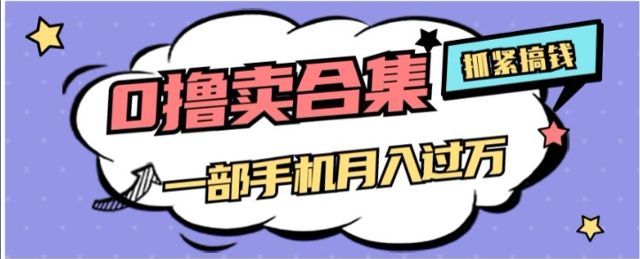 0撸项目月入过万，售卖全套ai工具合集，一单29.9元，一部手机即可【揭秘】-赚金金-技能学习分享