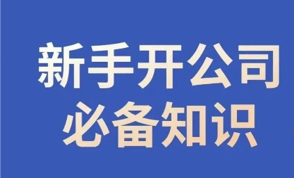 新手开公司必备知识，小辉陪你开公司，合规经营少踩坑-赚金金-技能学习分享