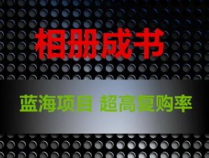 相册成书,蓝海项目,认真操作月入过万【揭秘】-赚金金-技能学习分享