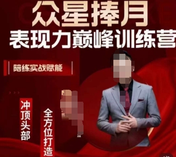 众星捧月表现力巅峰训练营，全方位打造，陪练实战赋能-赚金金-技能学习分享