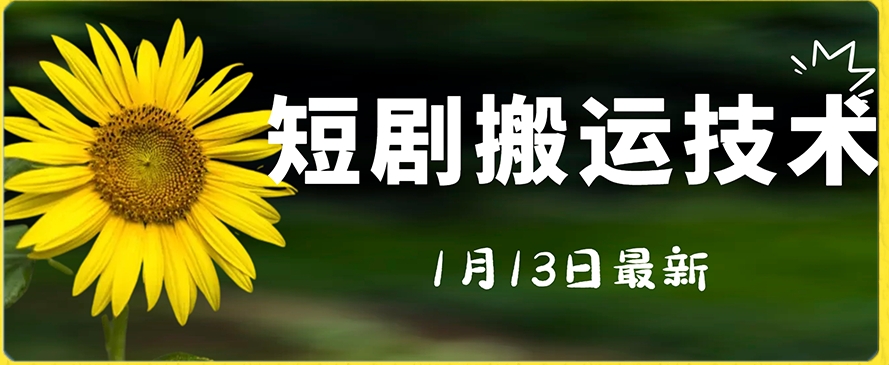 最新短剧搬运技术，电脑手机都可以操作，不限制机型-赚金金-技能学习分享
