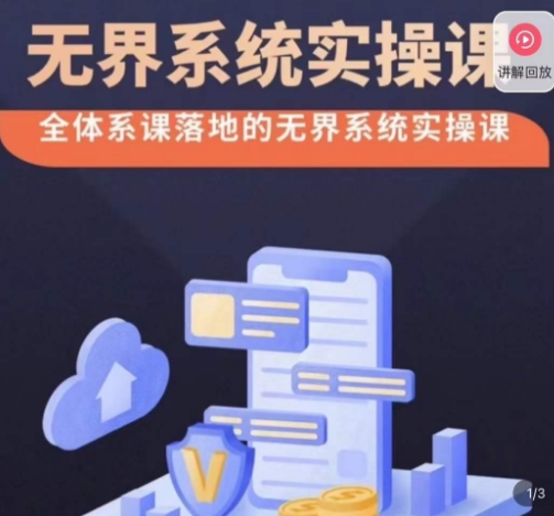 老衲·无界系统实操课，全体系落地无界改版后选择、出价、高投产做付费引流-赚金金-技能学习分享
