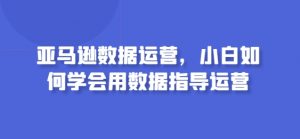 亚马逊数据运营，小白如何学会用数据指导运营-赚金金-技能学习分享