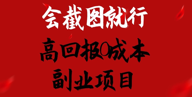 会截图就行，高回报0成本副业项目，卖离婚模板一天1.5k+【揭秘】-赚金金-技能学习分享