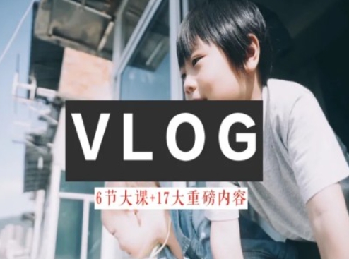 零基础vlog视频课教你小白变大神-生活美学教程-赚金金-技能学习分享