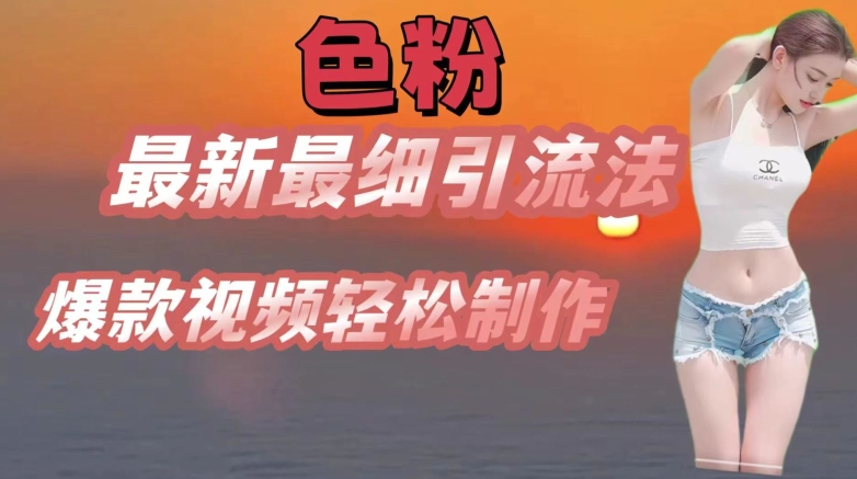 se粉最新最细引流法，七天螺旋起号法，爆款视频轻松制作【揭秘】-赚金金-技能学习分享