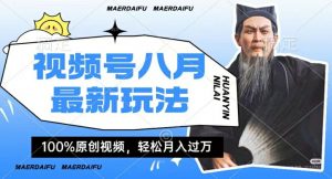 利用人物传记视频,赚视频号分成计划收益,操作简单,轻松月入过W【揭秘】-赚金金-技能学习分享