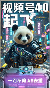 梅花实验窒微信视频号连怼玩法技巧起飞4.0一键AB破解版【揭秘】-赚金金-技能学习分享