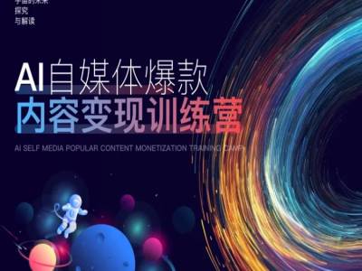 AI自媒体爆款内容变现训练营,20%底层逻辑,60%实操方法,20%案例拆解(即学即用)-赚金金-技能学习分享