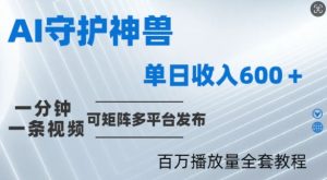 制作各省守护神，100多W播放量的视频只需要1分钟就能完成【揭秘】-赚金金-技能学习分享