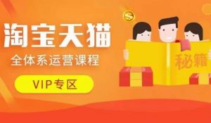 淘宝天猫全体系运营课程【9月24更新】，店铺全系运营、动销玩法、擦边球玩法等等-赚金金-技能学习分享