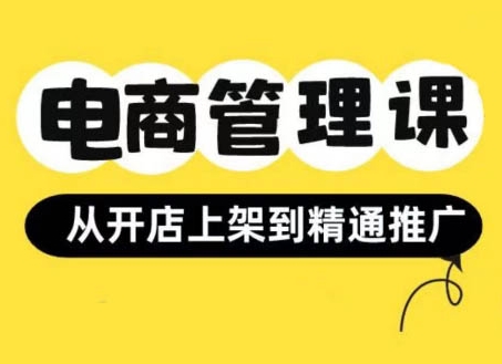 小红书&闲鱼开店从开店上架到精通推广，电商管理课-赚金金-技能学习分享