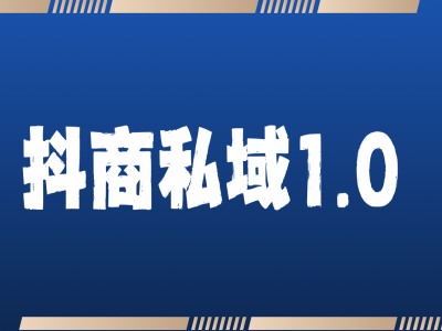 抖商服务私域1.0，抖音引流获客详细教学-赚金金-技能学习分享