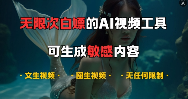 超强大的AI视频工具，可免费无限次白嫖，无任何限制，支持创作音乐，文生视频，图生视频【揭秘】-赚金金-技能学习分享