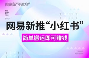 网易官方新推“小红书”,搬运即有收益,新手小白千万别错过(附详细教程)【揭秘】-赚金金-技能学习分享