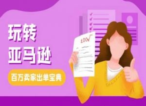 教你玩转亚马逊,跨境电商亚马逊教程,百万卖家出单宝典-赚金金-技能学习分享
