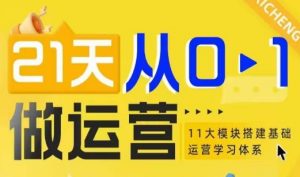 21天从0-1做运营,11大维度搭建基础运营学习体系-赚金金-技能学习分享