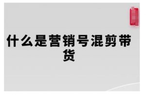 营销号混剪带货,从内容创作到流量变现的全流程,教你用营销号形式做混剪带货-赚金金-技能学习分享
