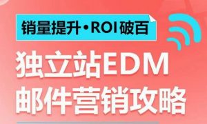 销量提升•ROI破百 独立站EDM邮件营销攻略,如何通过邮件营销每年获得100万美金销售额!-赚金金-技能学习分享
