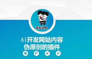 AI开发网站内容伪原创的插件，从零开始手把手教学-赚金金-技能学习分享