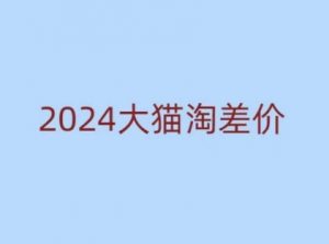2024版大猫淘差价课程，新手也能学的无货源电商课程-赚金金-技能学习分享