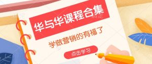 华与华课程合集,学做营销的有福了-赚金金-技能学习分享