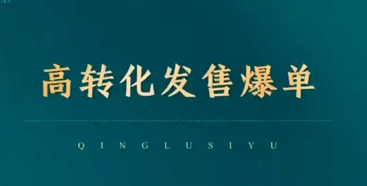 高转化发售爆单，引爆私域成交，打破运营全链-赚金金-技能学习分享
