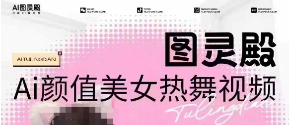 全网首发,原价988图灵殿AI颜值美女热舞视频,云端生图,轻松过原创-赚金金-技能学习分享