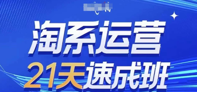 淘系运营21天速成班(更新25年2月)，0基础轻松搞定淘系运营，不做假把式-赚金金-技能学习分享